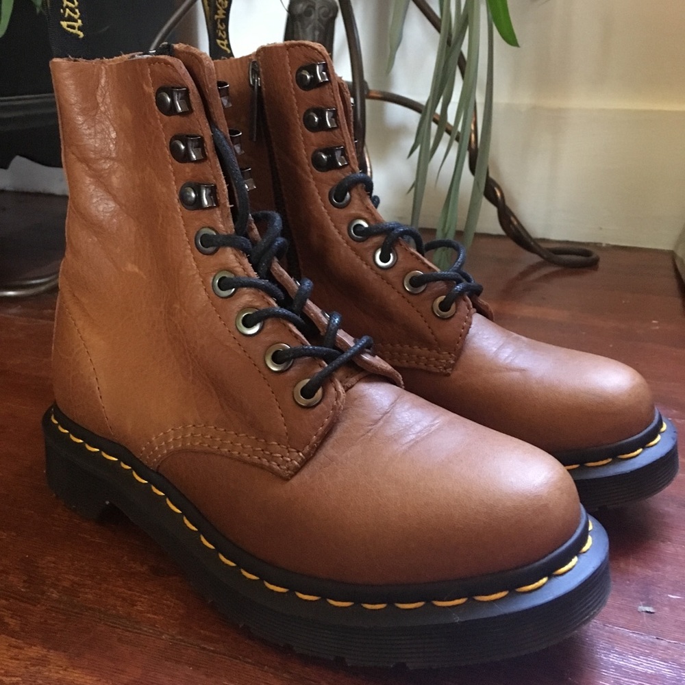 Dr. Martens Brown Lace Up Boots